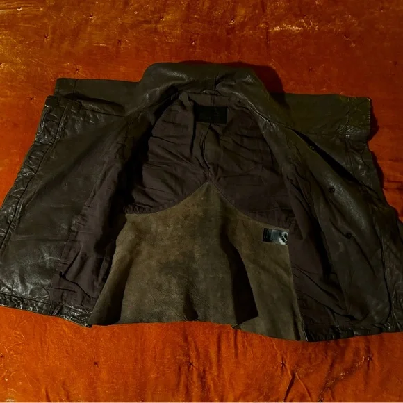 @alevintageloves Vintage AllSaints Spitalfields Leather Jacket + ring discount $ - Picture 10 of 16
